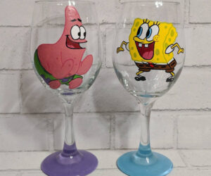 spongebob-and-patrick-hand-painted-wine-glasses